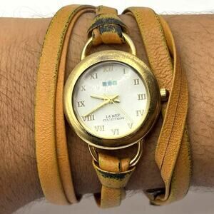 Western Brown La Mer Wrap Watch